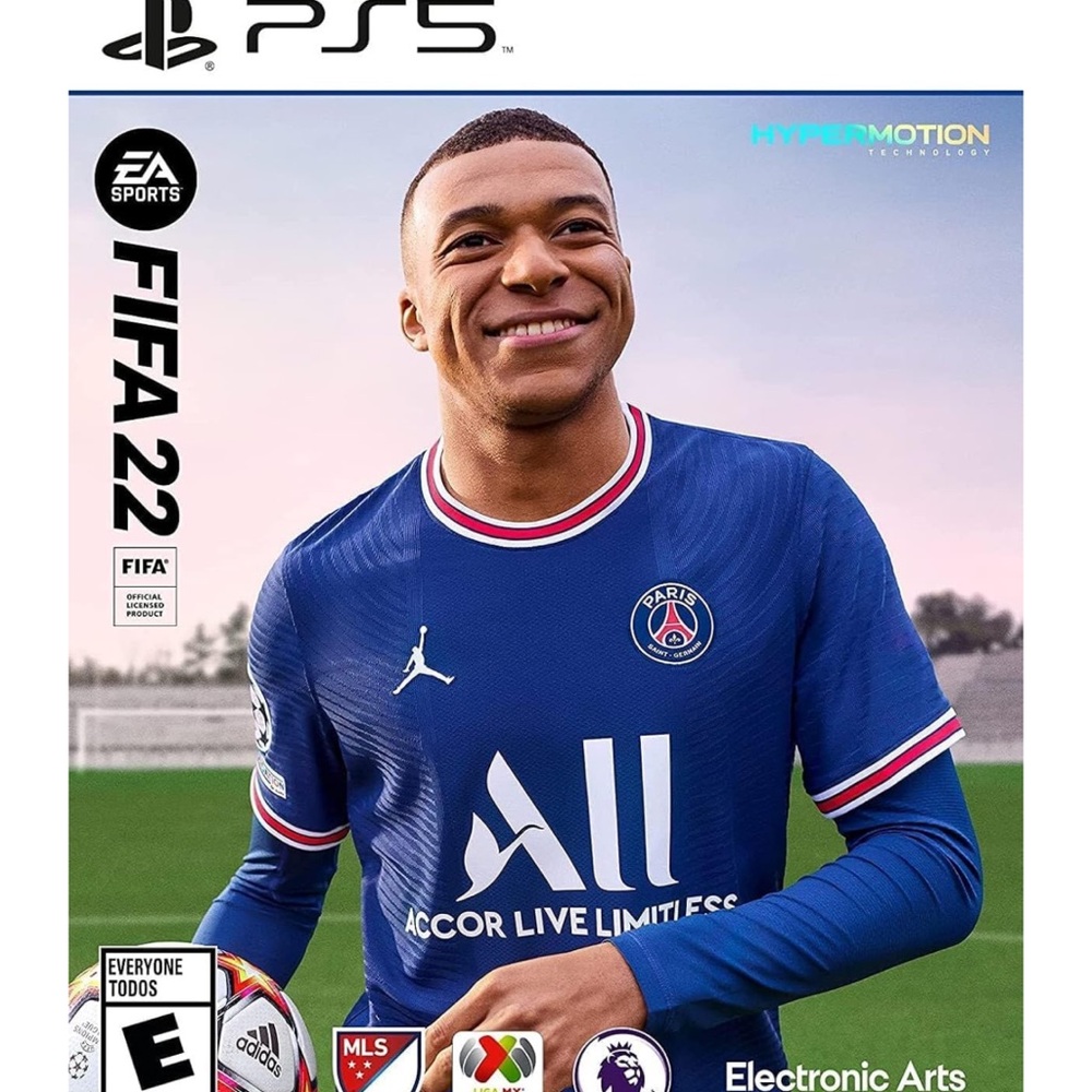 FIFA 22 PS5 Game Blue Navy Sports game